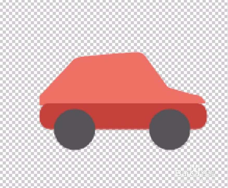 矢量小轿车绘制