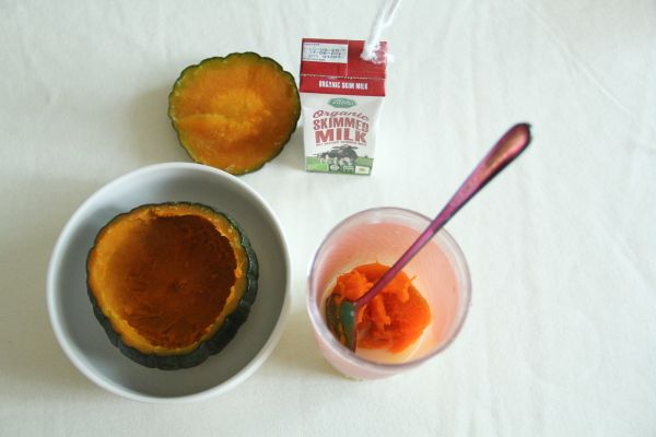 南瓜玉米藜麦牛奶羹