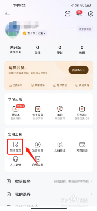 网易有道词典怎么设置简洁首页界面