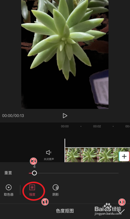 剪映怎么色度抠图