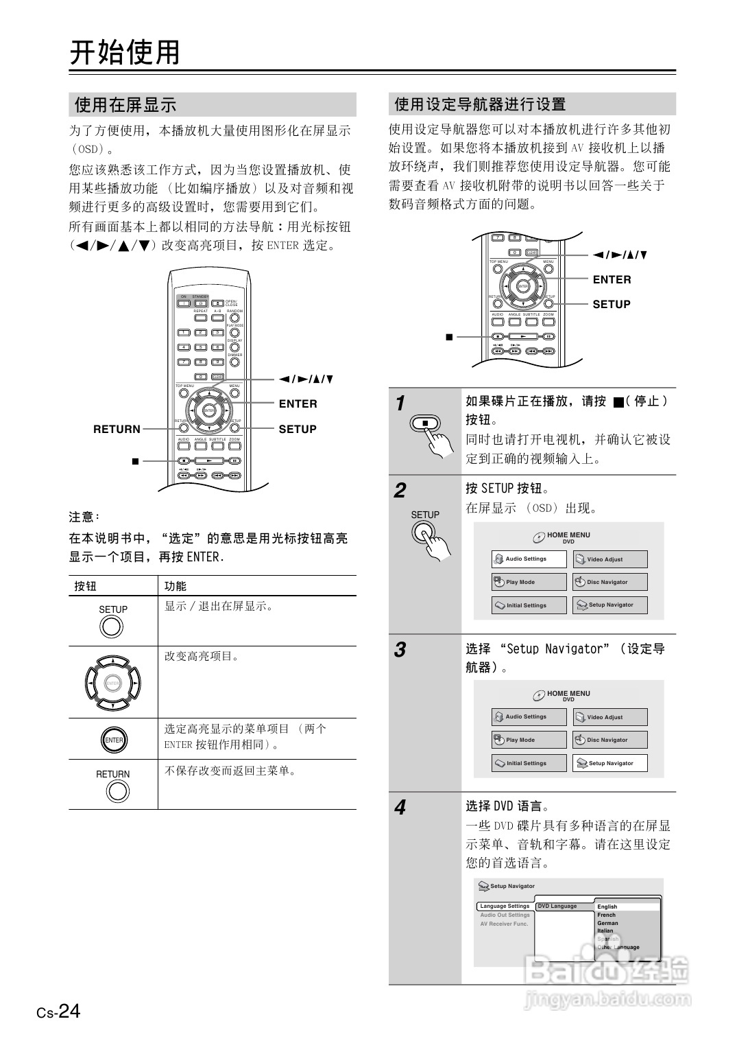 安桥DVD播放机DV-SP501型使用说明书:[2]