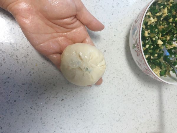 免揉面韭菜馅饼