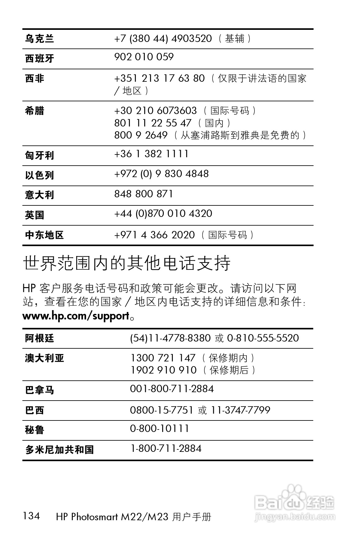 惠普M23数码相机使用说明书:[14]