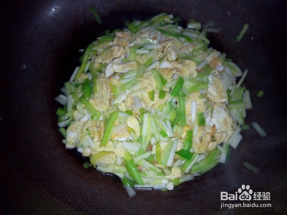 营养美味菜韭黄炒鸡蛋的做法