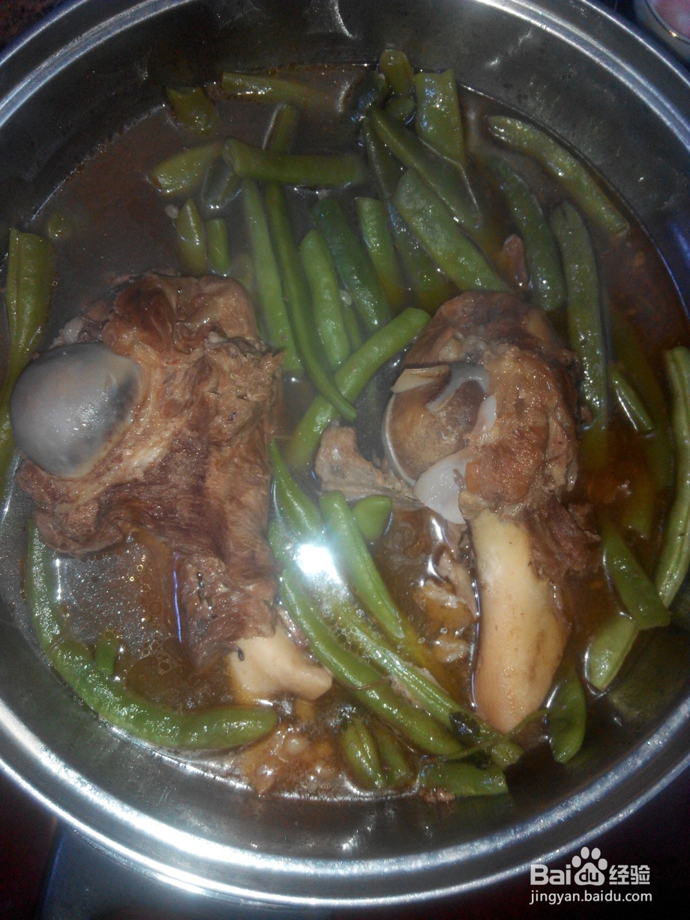 大骨棒炖豆角