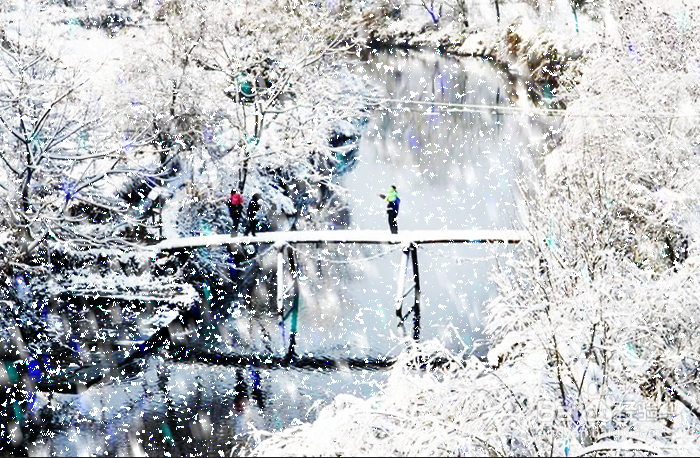 如何用PS制作下雪效果