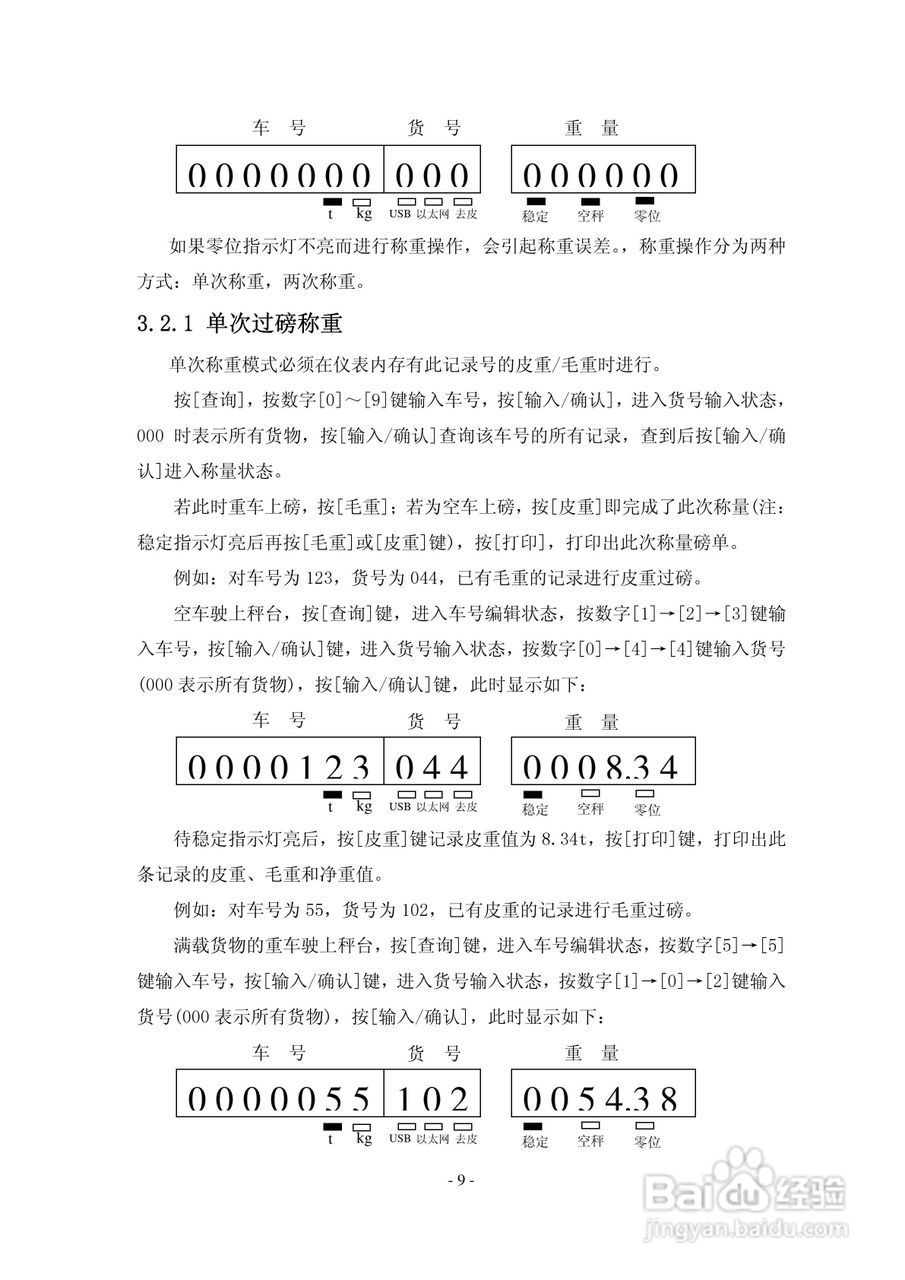 EDP-801汽车衡仪表说明书:[2]