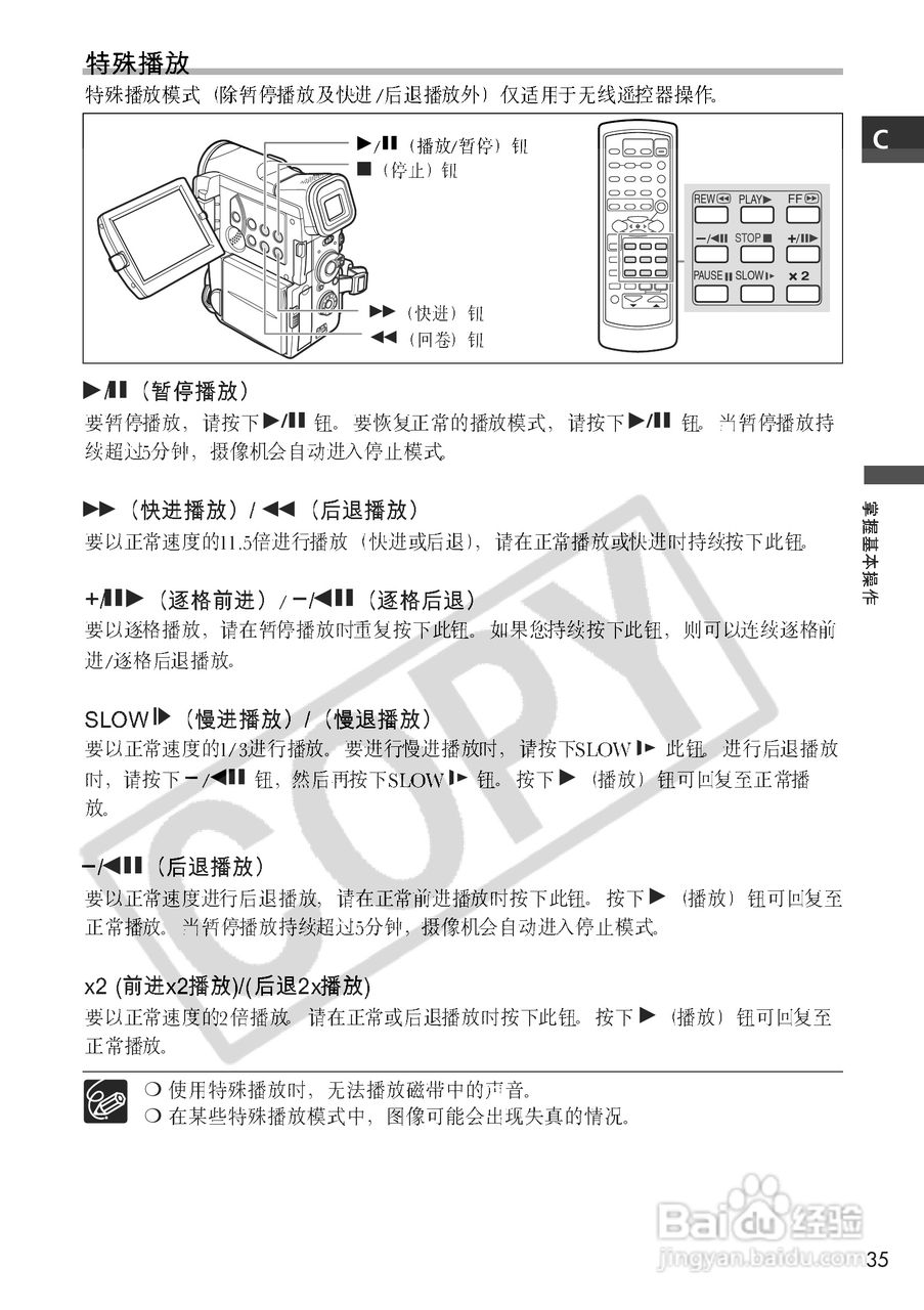 佳能MVX10i数码摄像机使用说明书:[4]