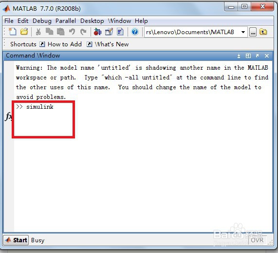matlab怎样启动 simulink仿真