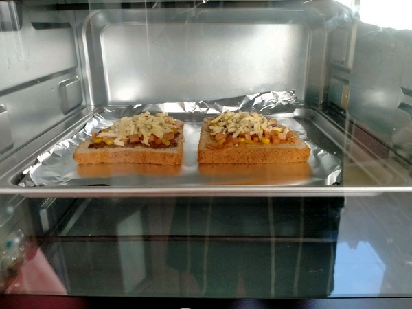 全麦吐司小披萨