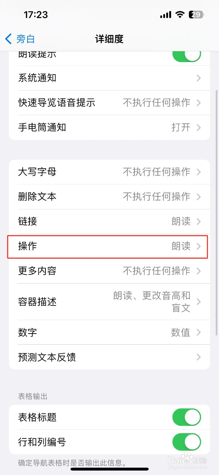 苹果手机操作旁白怎么设置盲文