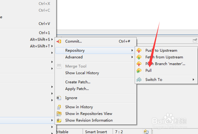 eclipse怎么更新项目远程仓库