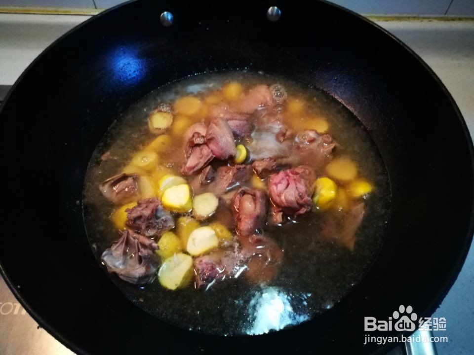 板栗烧啤酒鸭家常做法