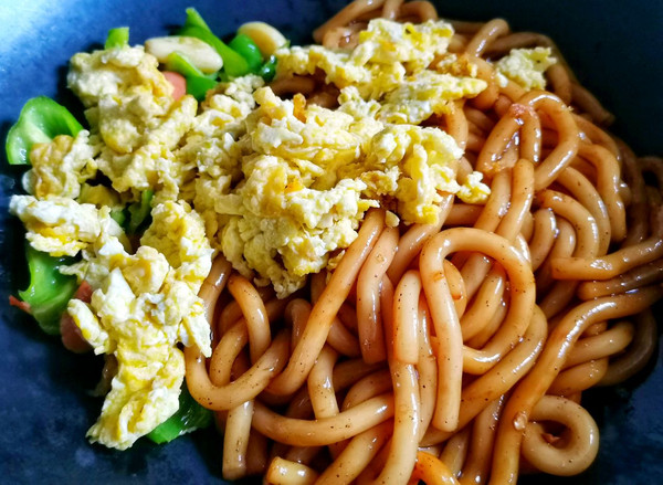 青椒火腿土豆粉