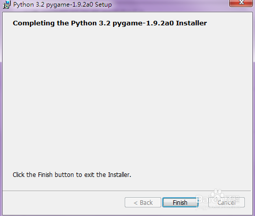 Win7下安装Python扩展包开发游戏Pygame的步骤