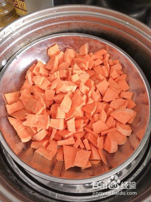 红薯枣泥米糕的烹饪方法