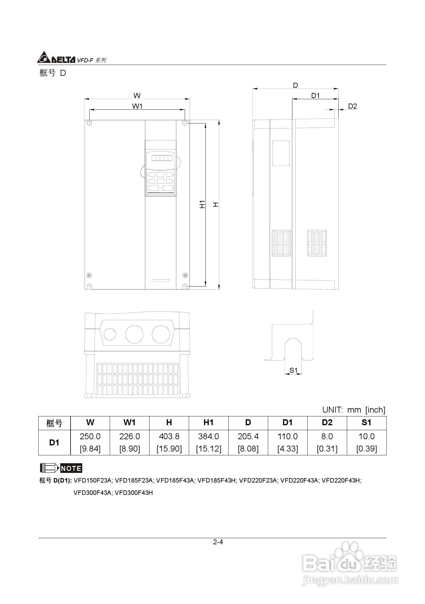 台达风机水泵专用型交流电机驱动器VFD-F系列说明书:[2]