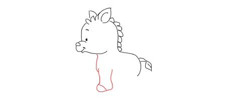 卡通斑马怎么画