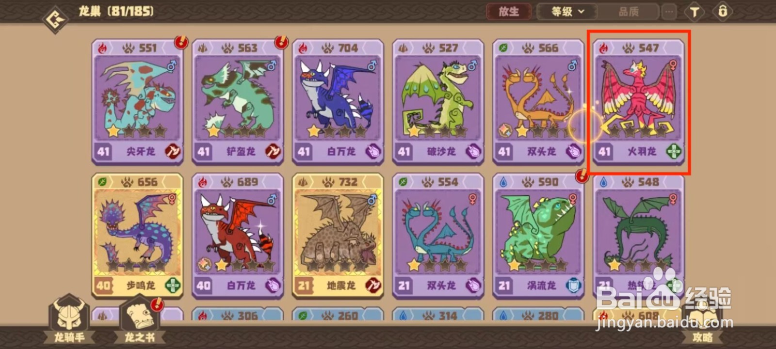 驯龙高手旅程火羽龙如何穿戴装备？