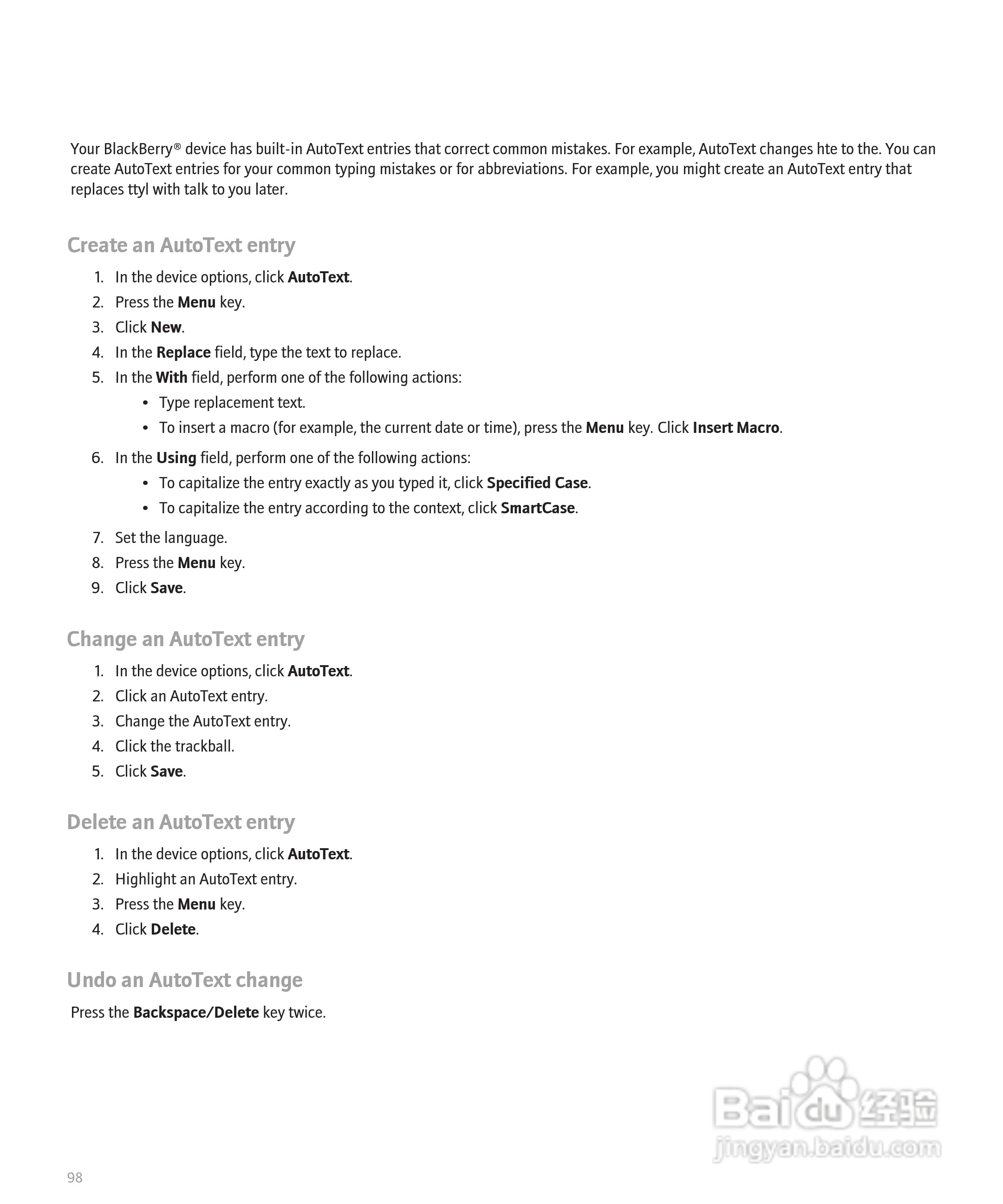 黑莓BlackBerry 8830手机使用说明书:[10]