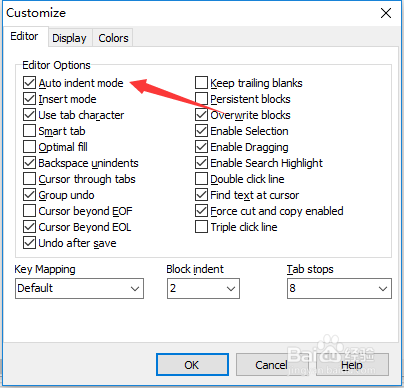 DzSoft PHP Editor怎么关闭自动缩进模式