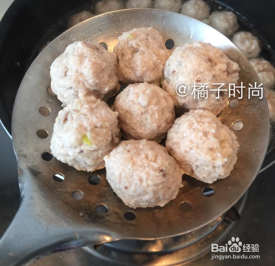 妈妈教我做的香菇肉丸