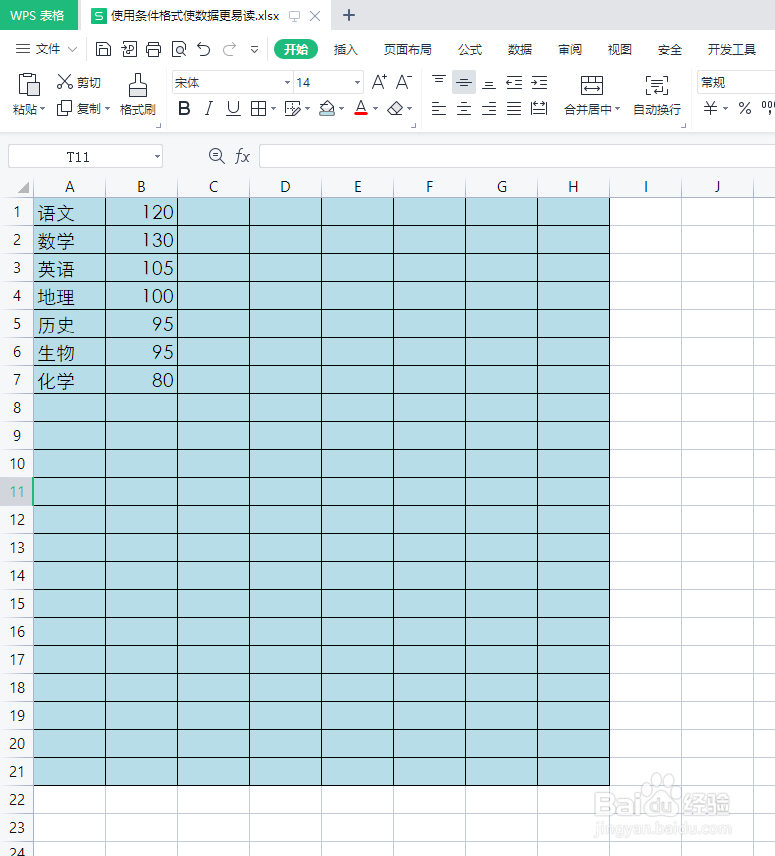 Excel如何使用条件格式使数据更易读