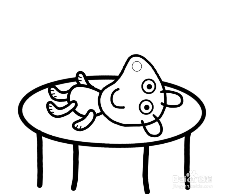 泰迪简笔画怎么画(小猪佩奇)