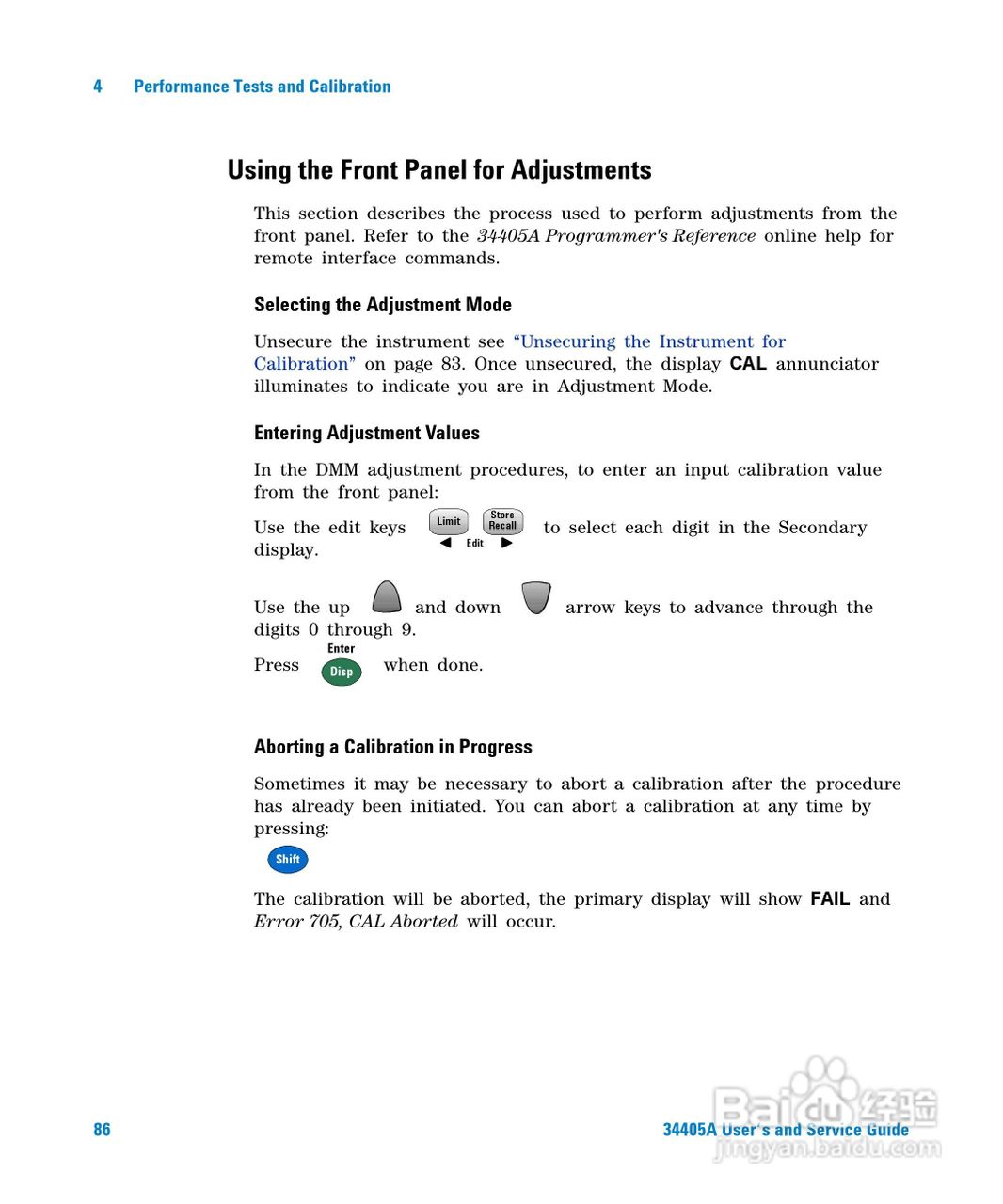 安捷伦34405A数位万用电表操作手册:[9]