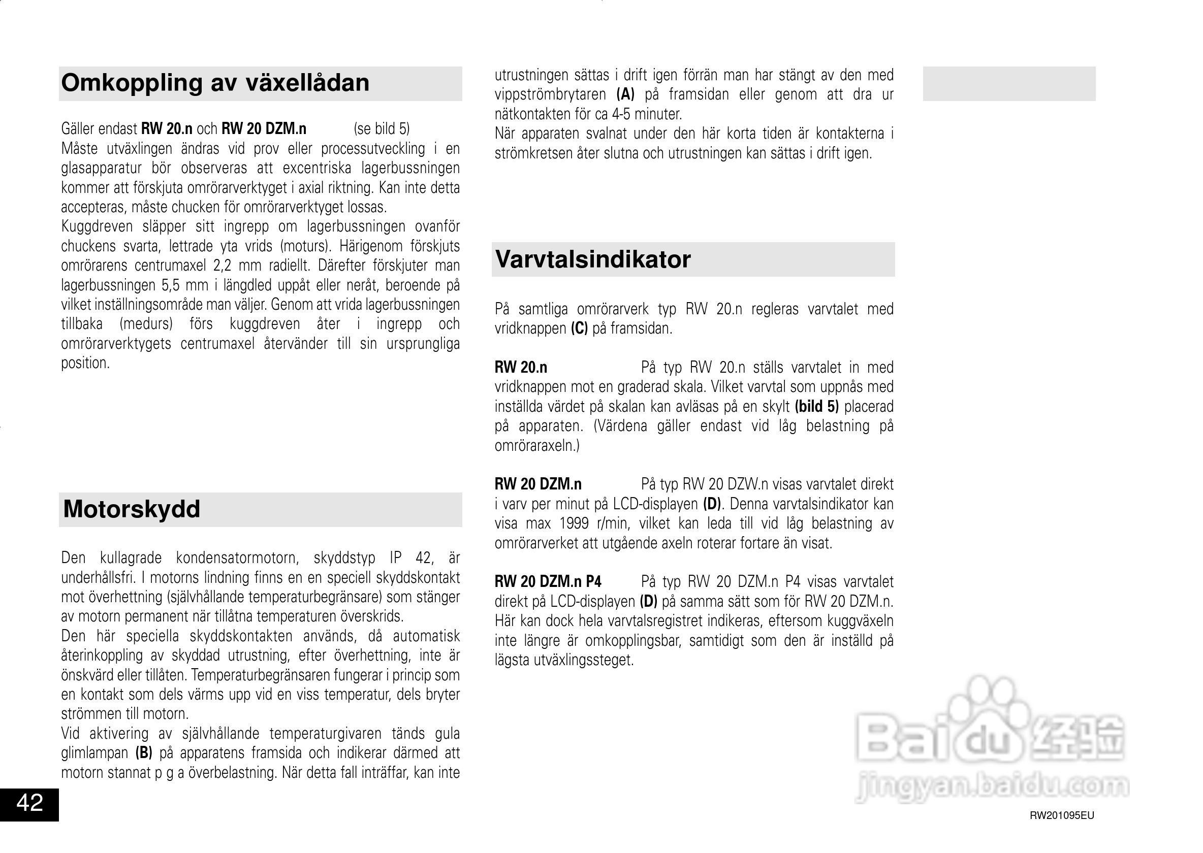 IKA RW 20 DZM.n 顶置式机械搅拌器使用说明书:[5]