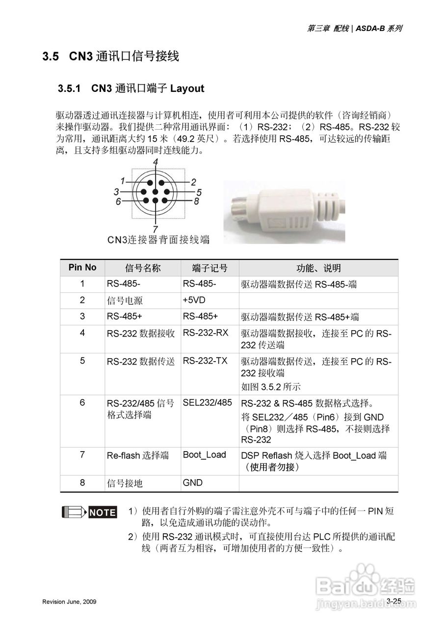 台达ASDA-B伺服驱动器使用手冊:[5]