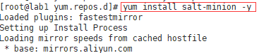 CentOS6安装saltstack