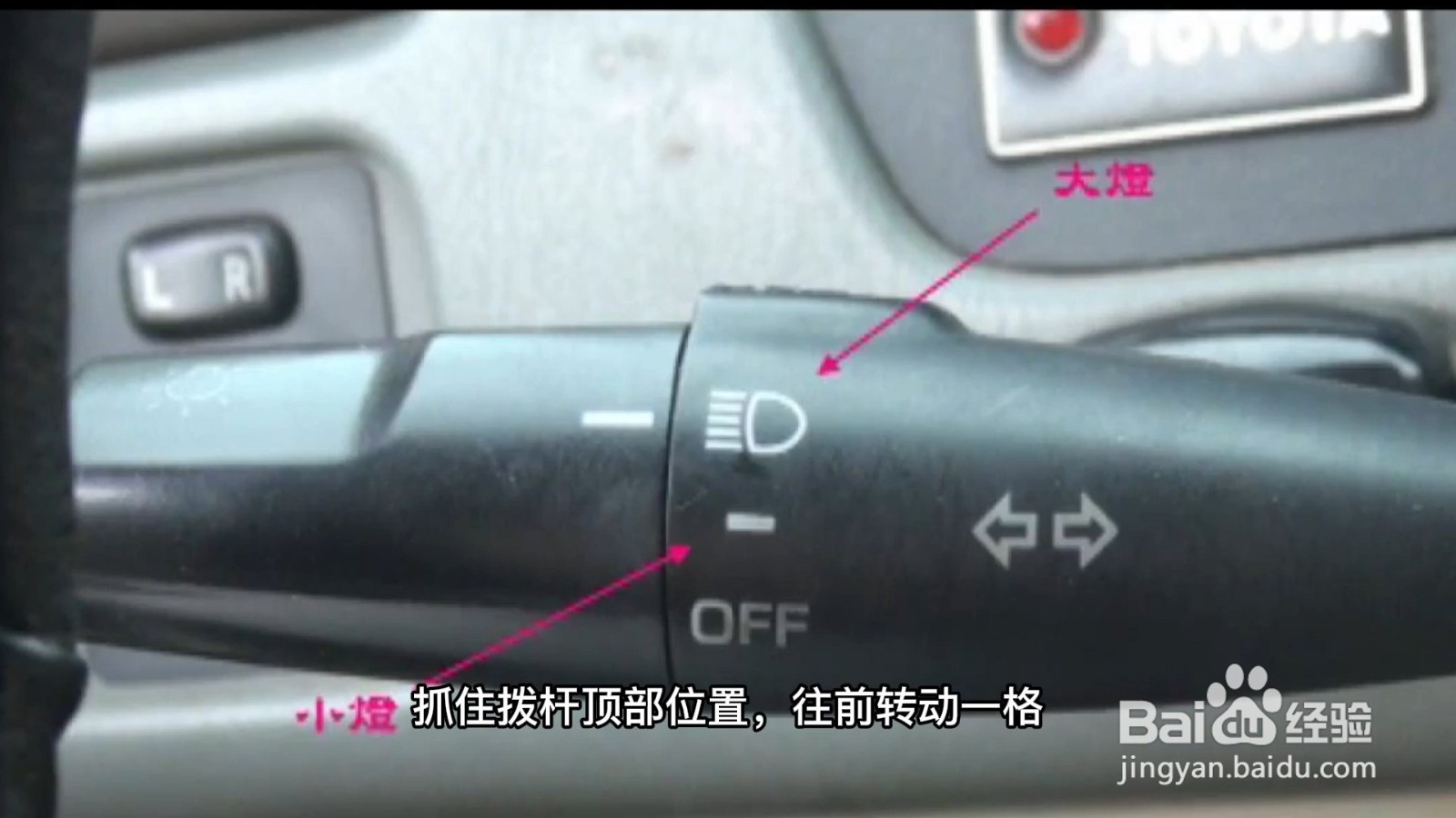 左右转向灯怎么打