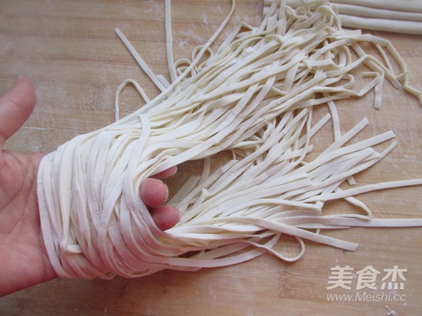 自制打卤手擀面