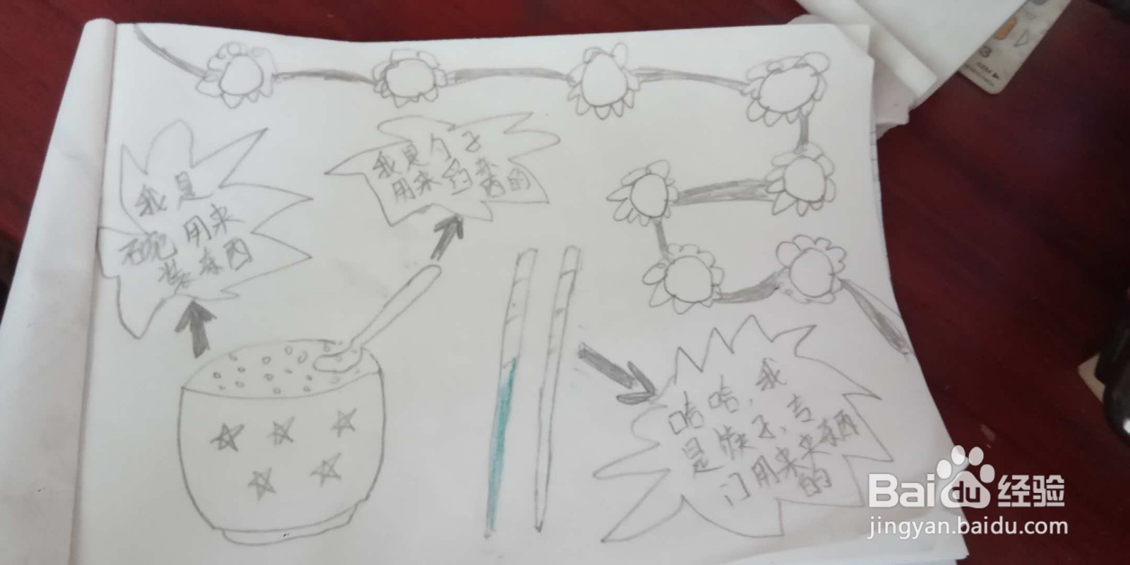 夹菜用公筷手抄报图片