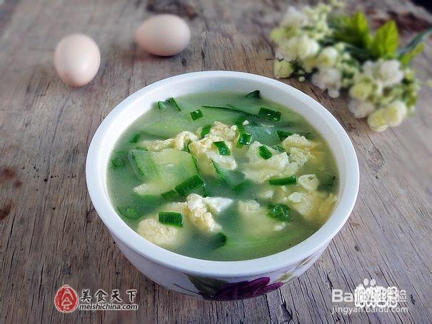 黄瓜鸡蛋汤的制做方法
