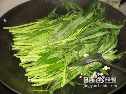 椒丝腐乳炒通菜