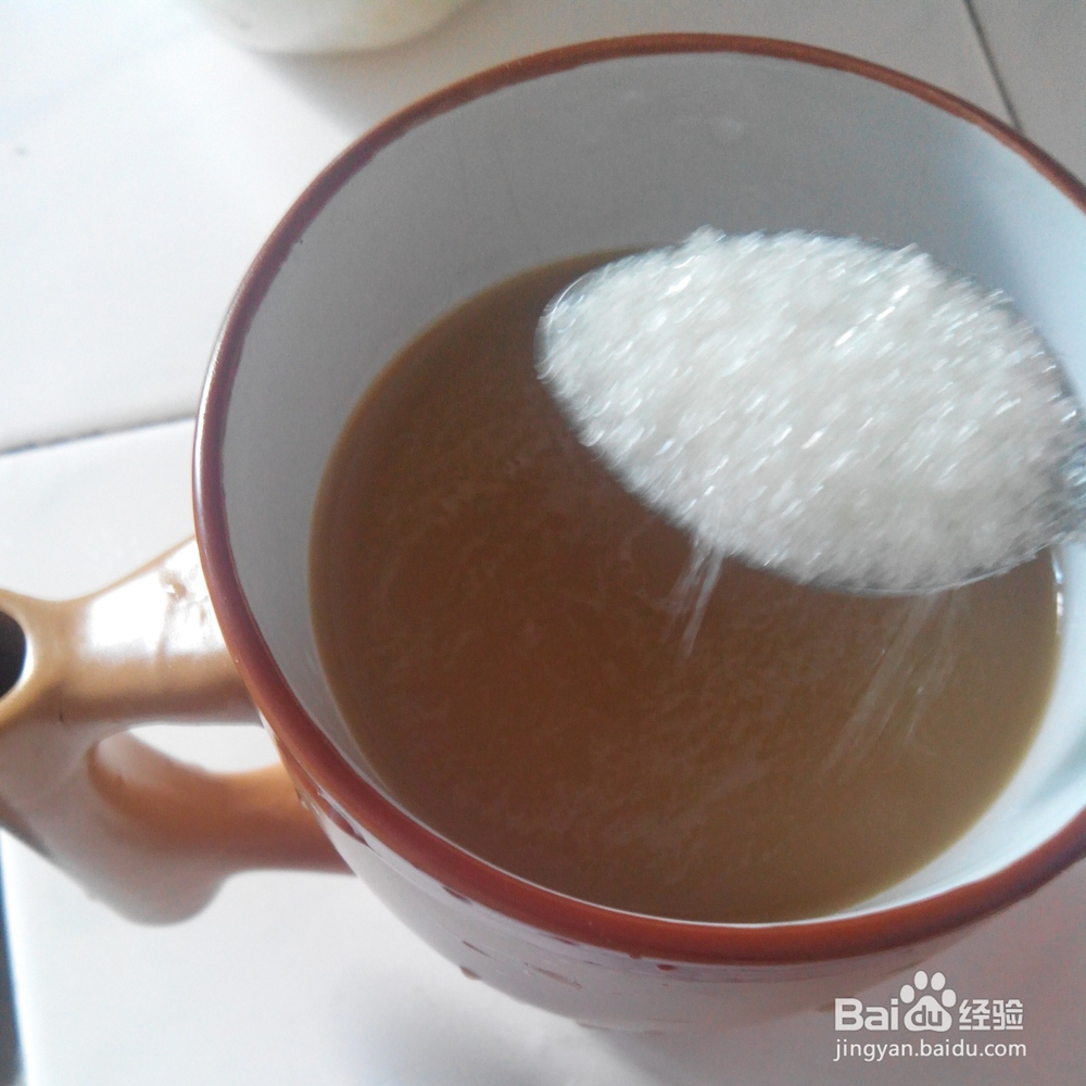 美食制作：咖啡布丁