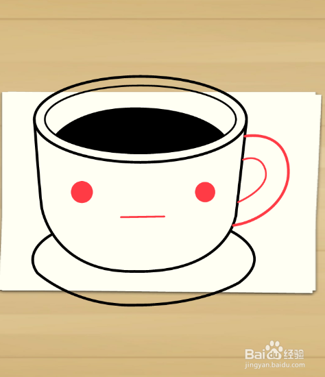 画咖啡杯——加菲的吃货生活