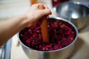 玫瑰花馅的制作方法