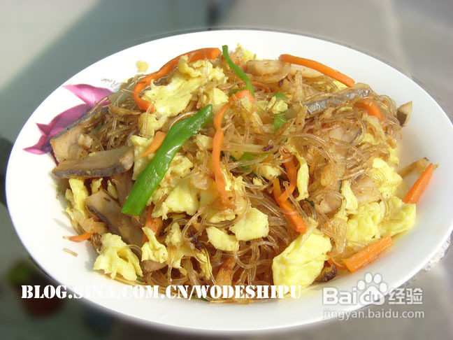 浙江沿海地区的特色菜肴【三鲜炒粉丝】