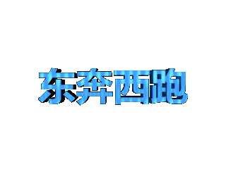 ulead cool 3d中给文字添加画廊斜角和旋转特效