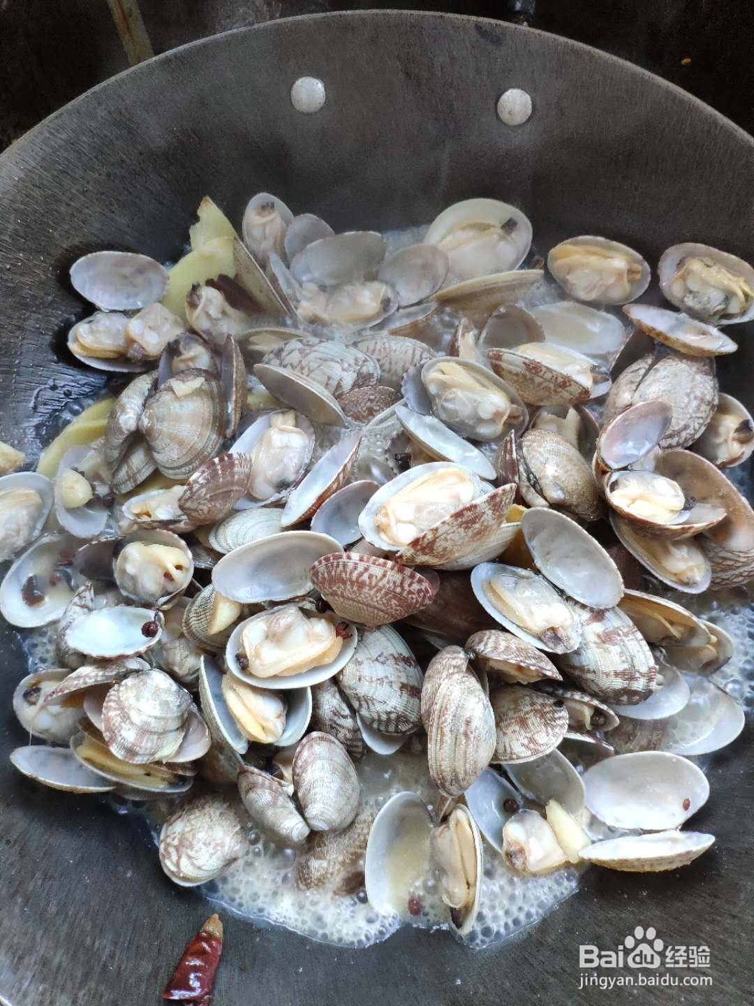 辣炒花蛤的家常做法