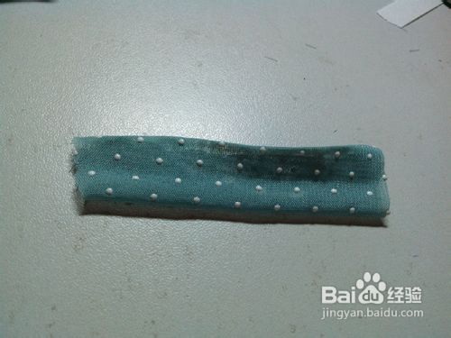 雪纺蝴蝶结拼布发圈教程