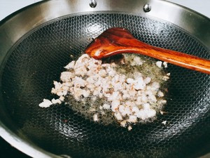 榨菜肉末下饭菜