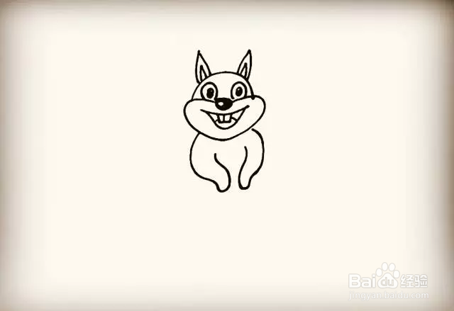 简笔画怎么画松鼠