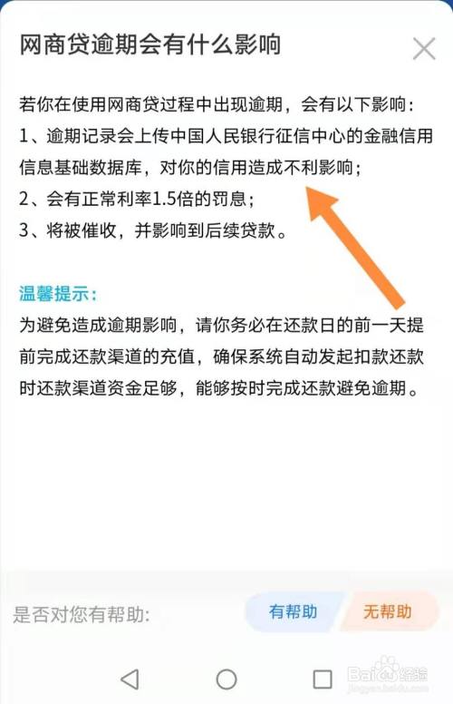 結果如下:1,逾期記錄會影響徵信;2,會有罰息;3,將被催收,影響後續貸款