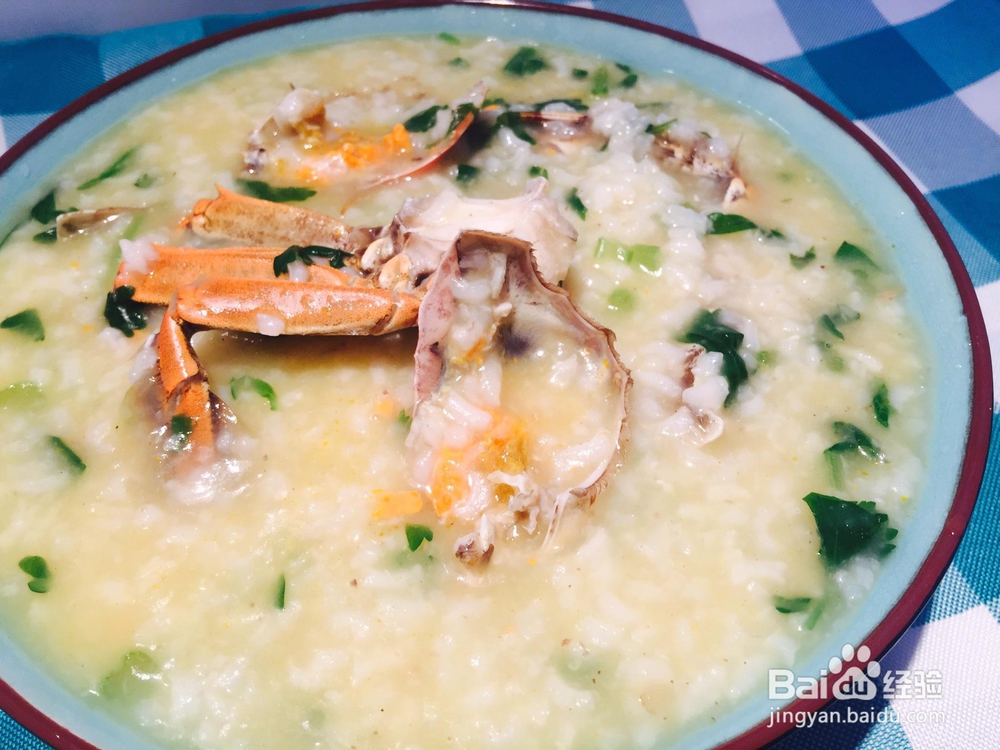 美味的丽妈版大闸蟹砂锅粥