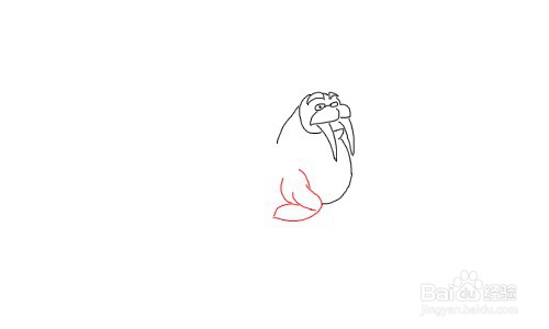 海象的简笔画怎么画