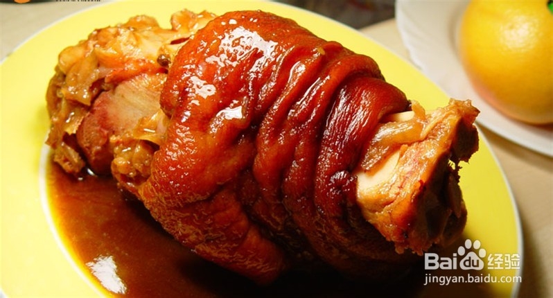 冰糖肘子的做法